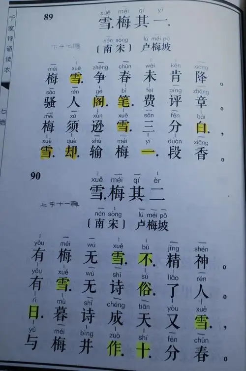 百合的《雪梅二首》(卢梅坡)