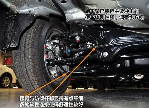 雅阁的底盘悬挂系统