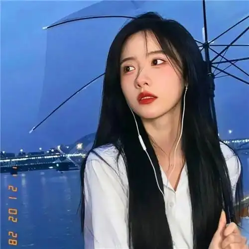 ins风高级质感女头像图片