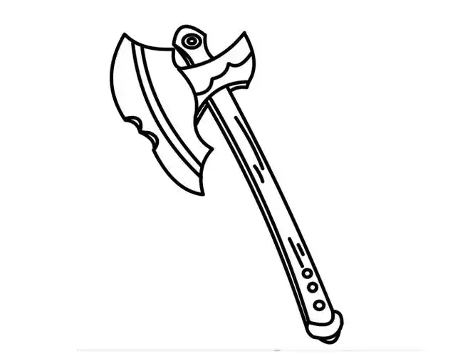 斧头怎么画 斧头的画法-养娃家