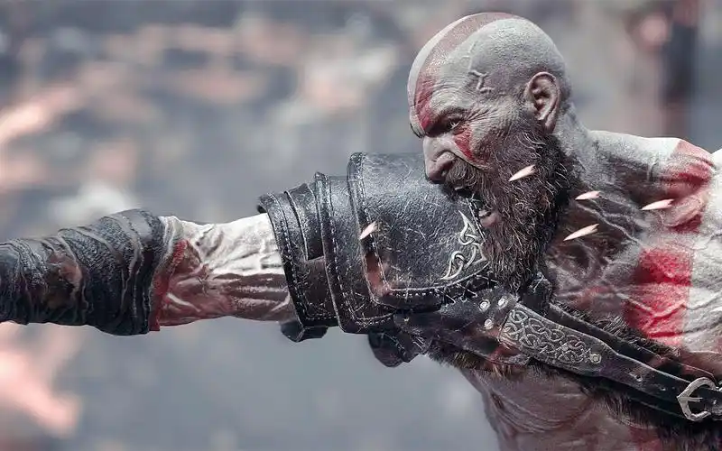 25倍速欣赏奎爷的出招动作(处决-下)_战神4