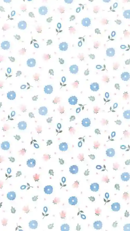 碎花壁纸锁屏背景图平铺小清新