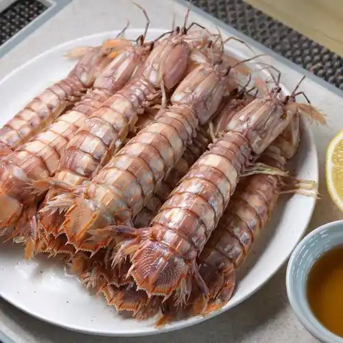 带黄皮皮虾新鲜特大号熟冻母皮皮虾带膏虾婆虾爬子三斤装特大公皮皮虾