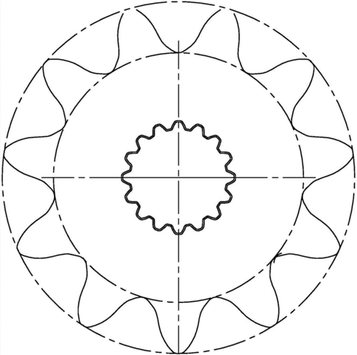 一种双排链轮制造技术