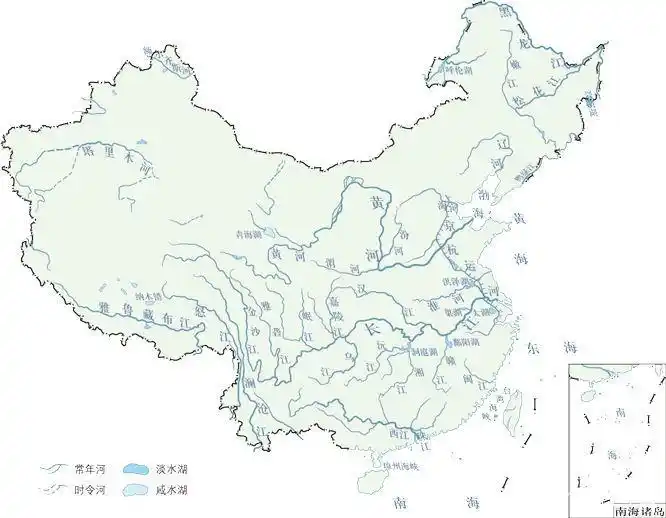 中国十大主要河流(按长度)