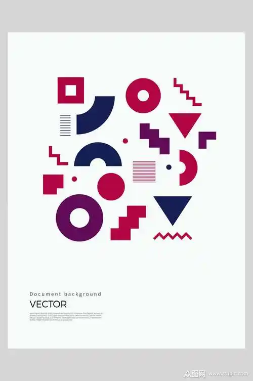 创意几何图形海报素材