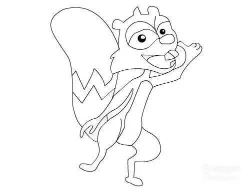 简笔画之蹦蹦的画法