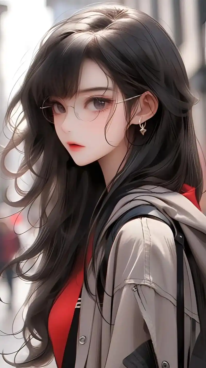 快乐是永不过时的时尚.#ai绘画 #漫画女孩 #绝美 #高冷 - 抖音