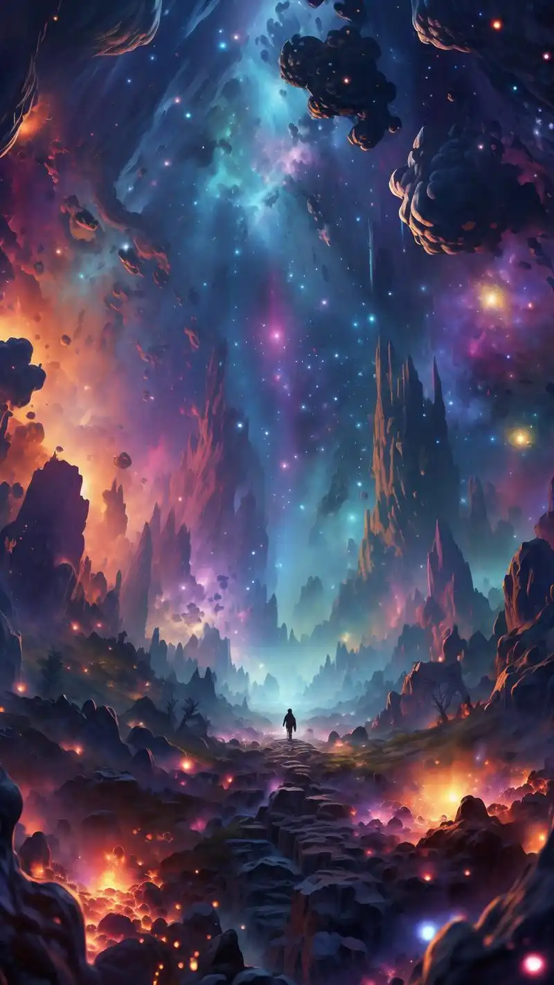 99炫彩星空壁纸,点亮你的手机屏幕95