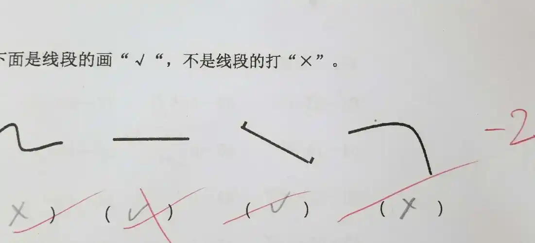 孩子们画线段知道有起点和终点(两个端点),但在判断的时候却疏忽考虑