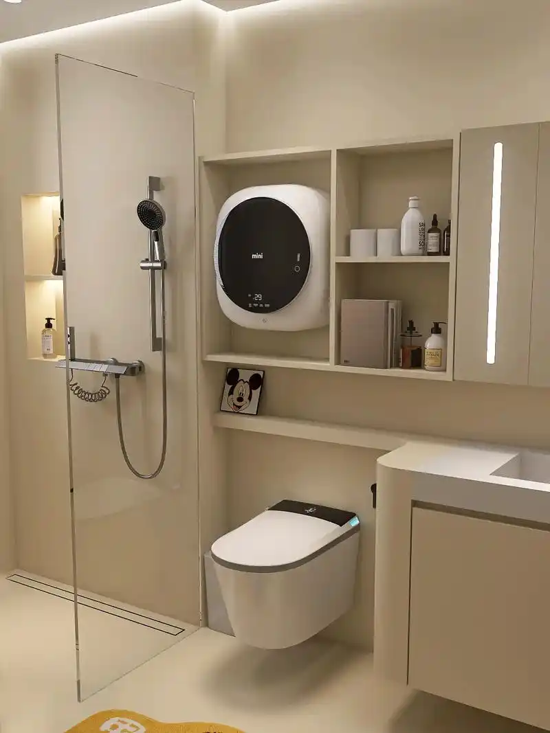 94悬空挂置的壁挂智能马桶真的 - 抖音