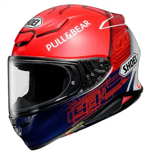 定制好物shoeiz7摩托车头盔男z7z8猫电源键全盔官方马奎斯红蚂蚁骑行z