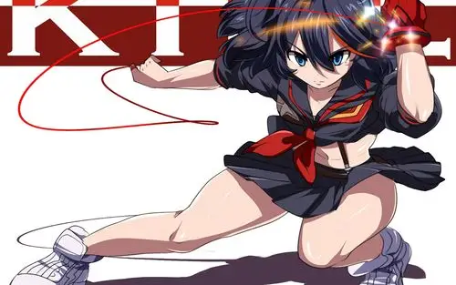 英勇少女 斩服少女动漫电脑壁纸