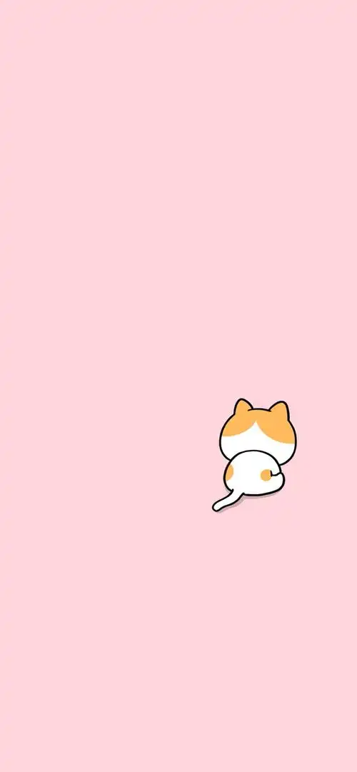 壁纸#纯色动物卡通 - 华为p系列 花粉俱乐部