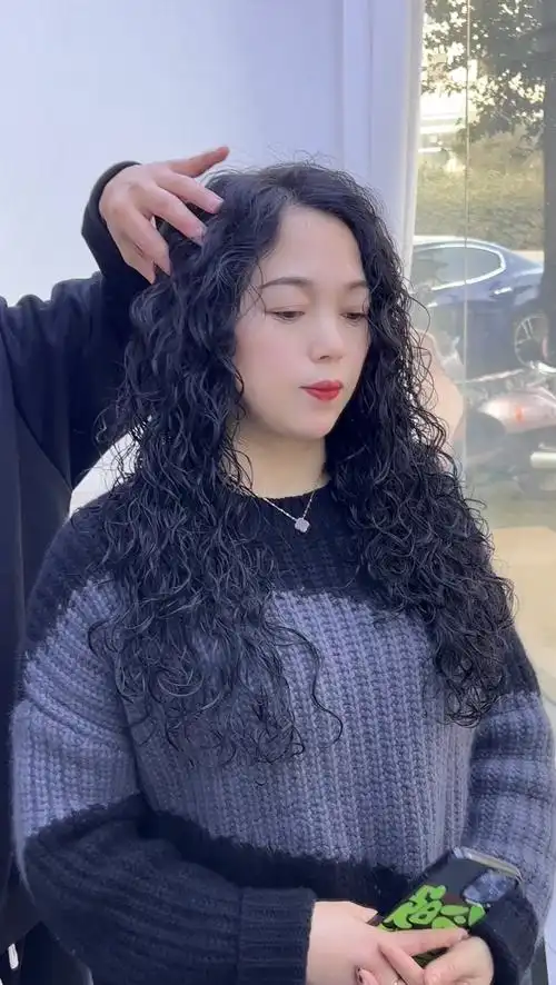 超长发法式羊毛卷