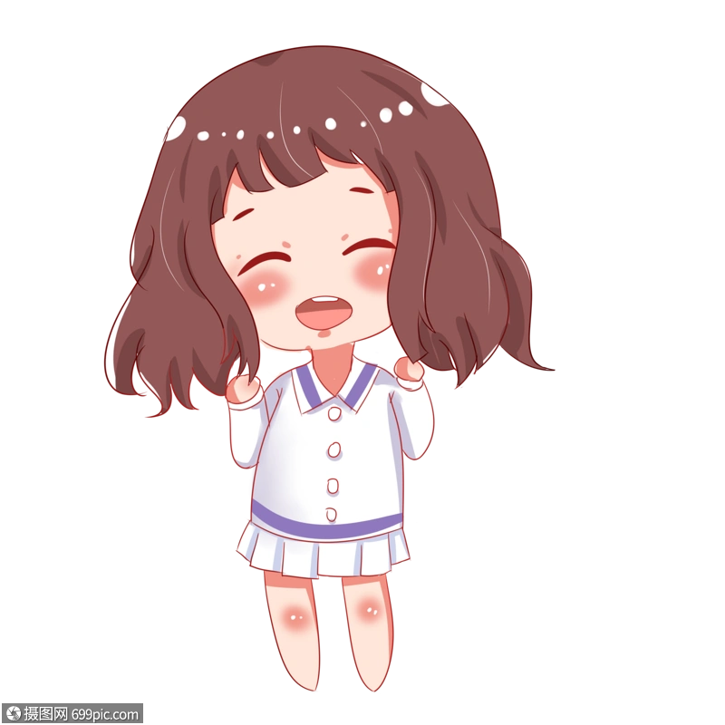 可爱q版萌系女孩人物动漫