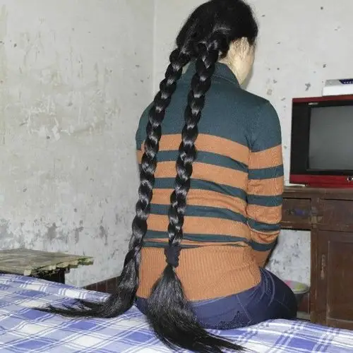 1米多的长发粗黑浓密