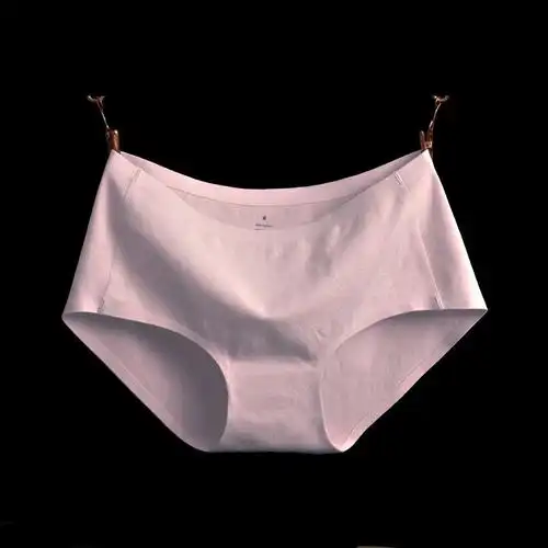【4条装】女士纯棉一片式无痕内裤