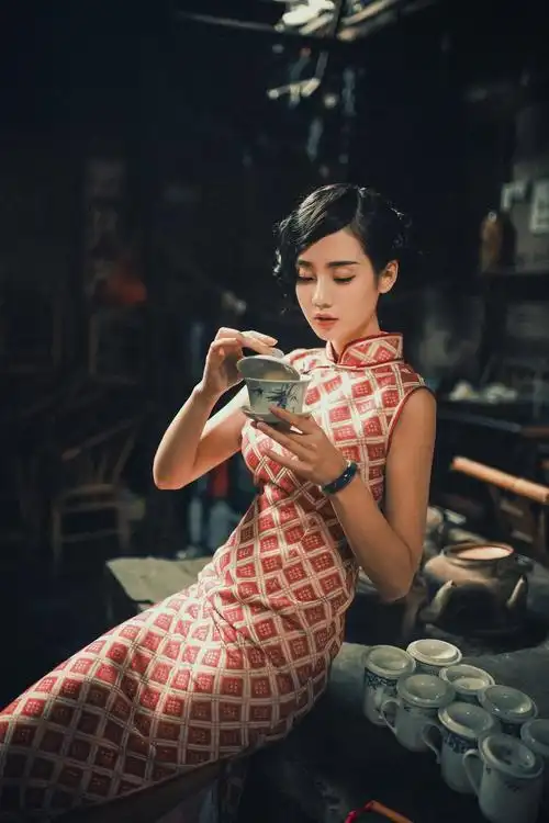 民国贵妇人旗袍造型写真