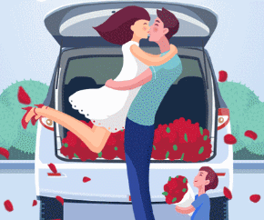 节日快乐gif玫瑰花gif爱情gif幸福gif拥抱gif