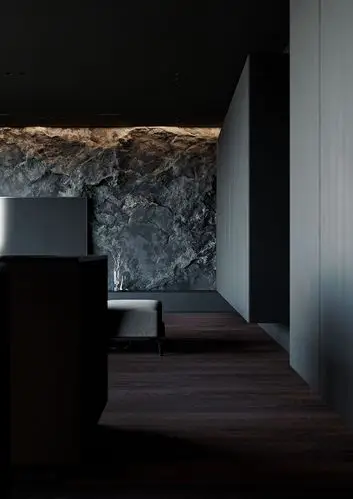 高级黑的魅力黑色为主调极简主义风格设计