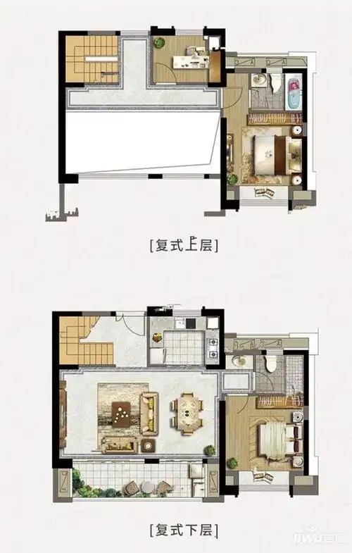 永鸿名城二期5#复式户型