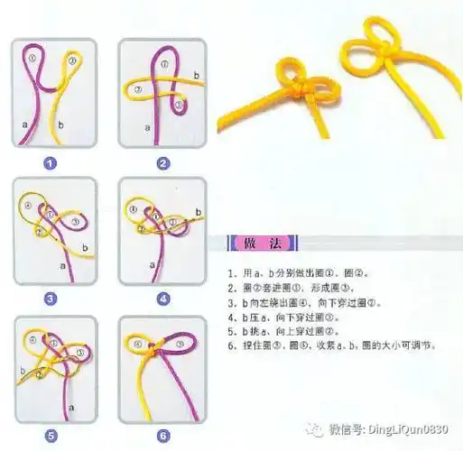 中国结艺92种常用的中国结的编法附详细流程图