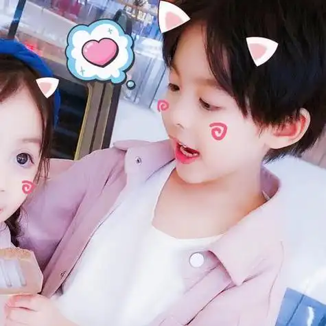 萌娃情侣头像
