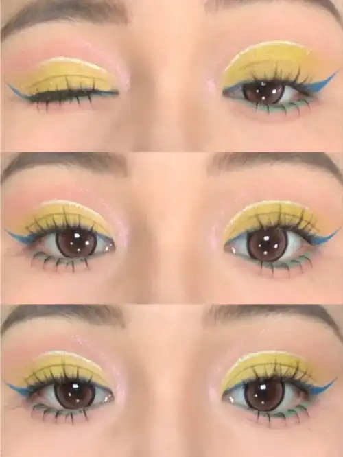 万花镜荆棘花园红黄绿蓝各种彩色搭配截断