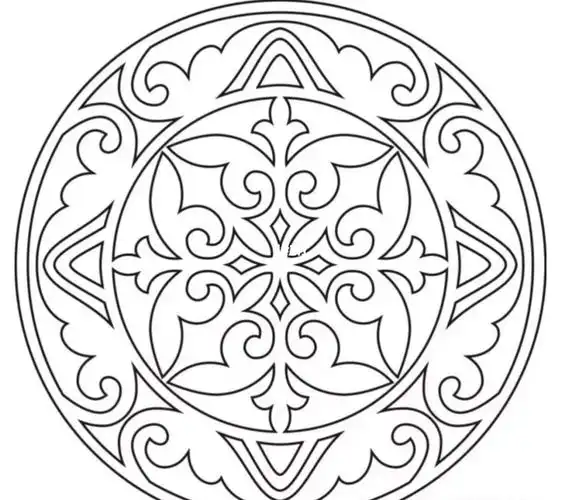 艺术  #热门  #哈萨克  #哈萨克花纹