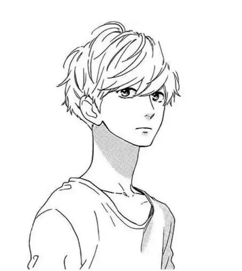 动漫人物简笔画头像男生帅气(简笔画图片大全) -【爱个性】