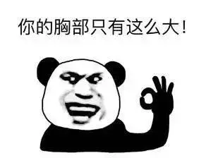 你的胸部只有这么大!表情包 - 日常表情包