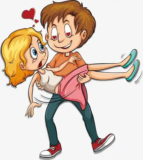 温柔公主抱免抠素材免费下载_觅元素51yuansu.com