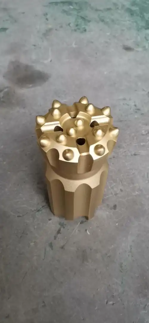 厂家直销潜孔钻头螺纹易返式钻头球齿矿山液压台车凿岩易返式钻头