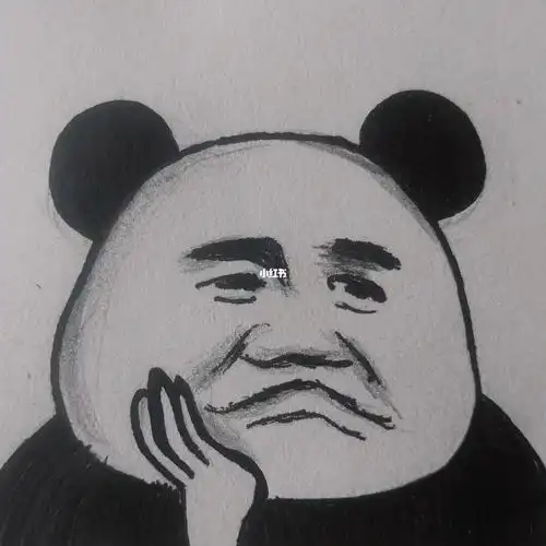 今天又画个熊猫头表情包(内附过程73)怎么看怎么都觉得自己自画了一