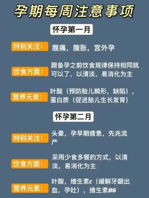 怀胎九月太不容易每个月注意什么74