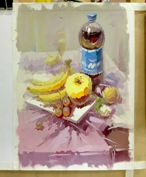 美术生联考  #美术生集训  #水粉静物基础教学 #水粉静物步骤