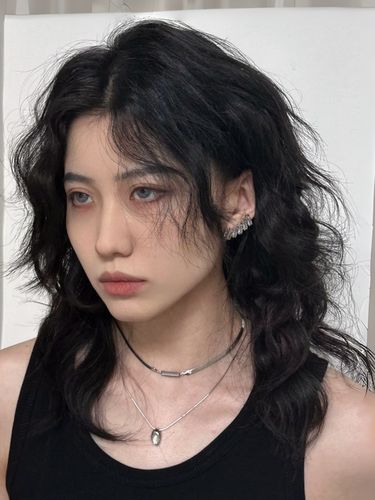 酷帅假发狼尾卷发帅t个性鲻鱼头短发cos动漫头羊毛卷时尚整顶头套