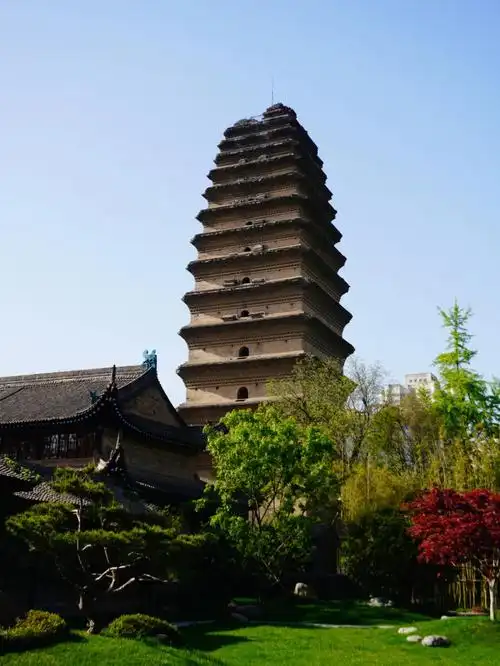 西安扫街最胜法门荐福寺西安小雁塔