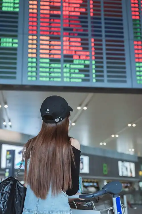 假装女明星在机场被拍