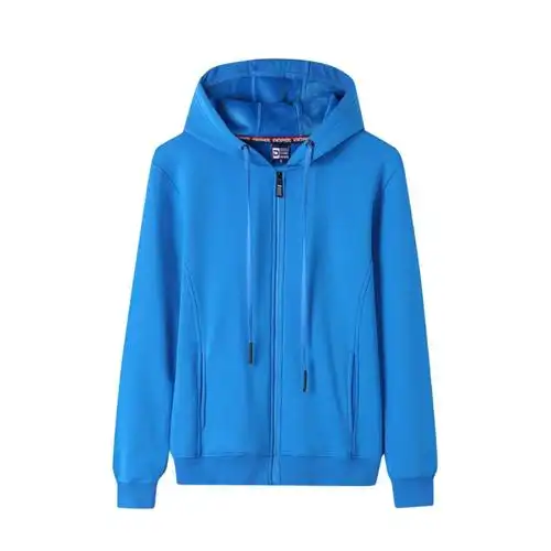 xk抓绒连帽拉链纯棉卫衣8017男女通用款hq