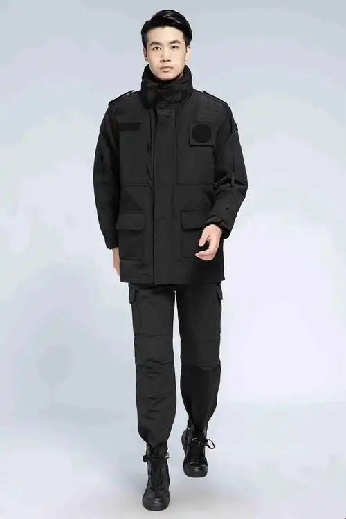 特警战术冲锋衣 防水格子布冲锋衣 棉服99战训棉服特警棉服-警用被装