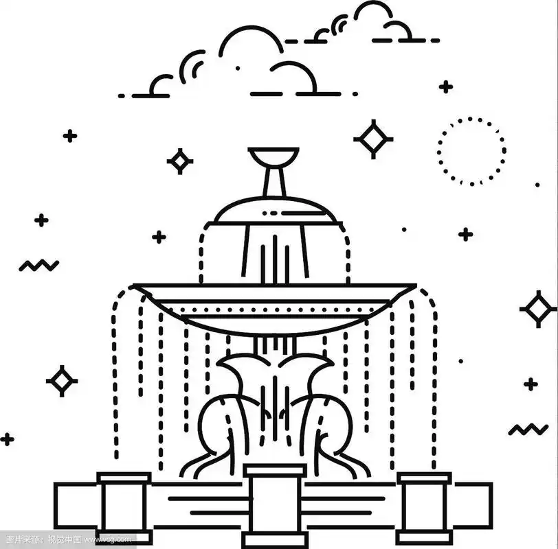 康科德广场的喷泉,巴黎的地标