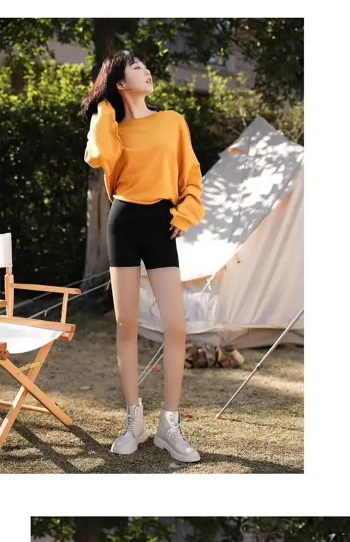 猫人五分鲨鱼裤女外穿夏季薄款中裤收腹提臀骑行短裤瑜伽芭比裤打底裤