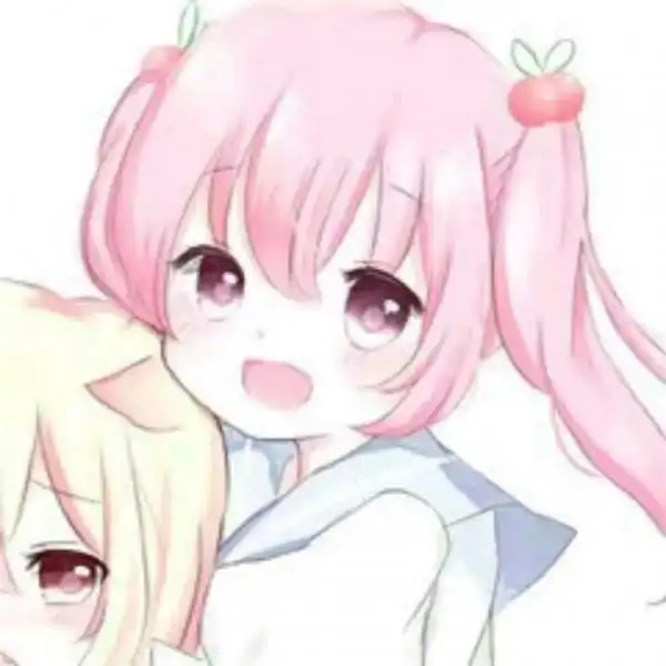 林知晚一对两张可爱炸了的闺蜜动漫头像