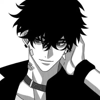 酷帅黑白动漫男头 好看高清的头像男生酷帅动漫黑白漫画图片_男生动漫