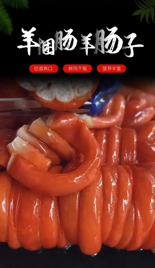 4斤装羊捆肠网红全熟羊捆肠套肠羊捆肠熟食卤味羊肠卷即食1斤 羊捆肠1