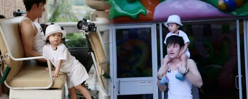 爸爸回来了 贾乃亮带甜馨玩耍尽显温馨