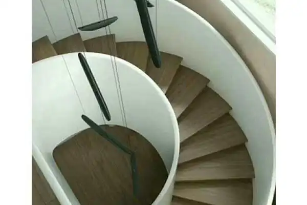 山东双分双合式平行楼梯批发中式楼梯