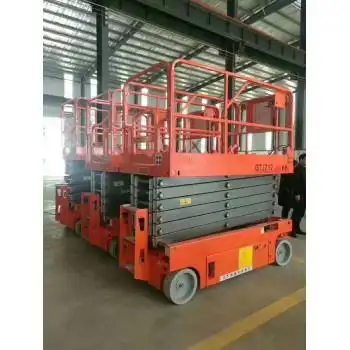 升降机升降平台移动剪叉式全自行电动液压小型家用车载货梯登高车-tg